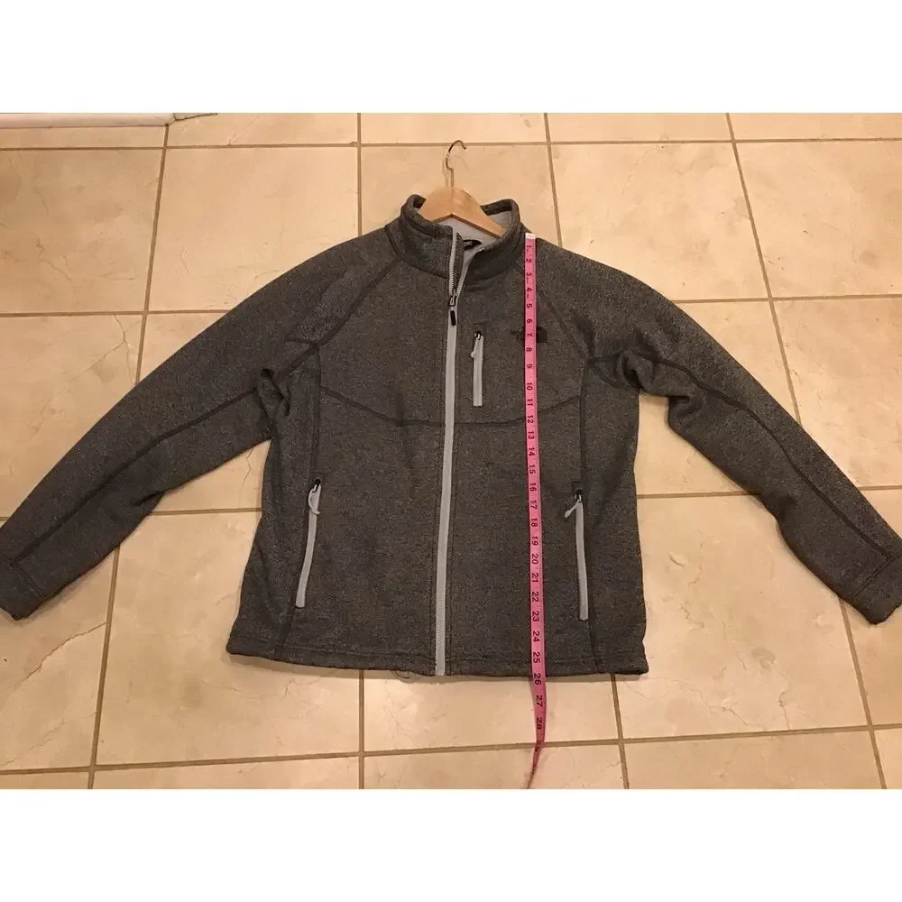 The North Face Canyonlands Full Zip Fleece Jacket Mens S Gray Gorpcore Active